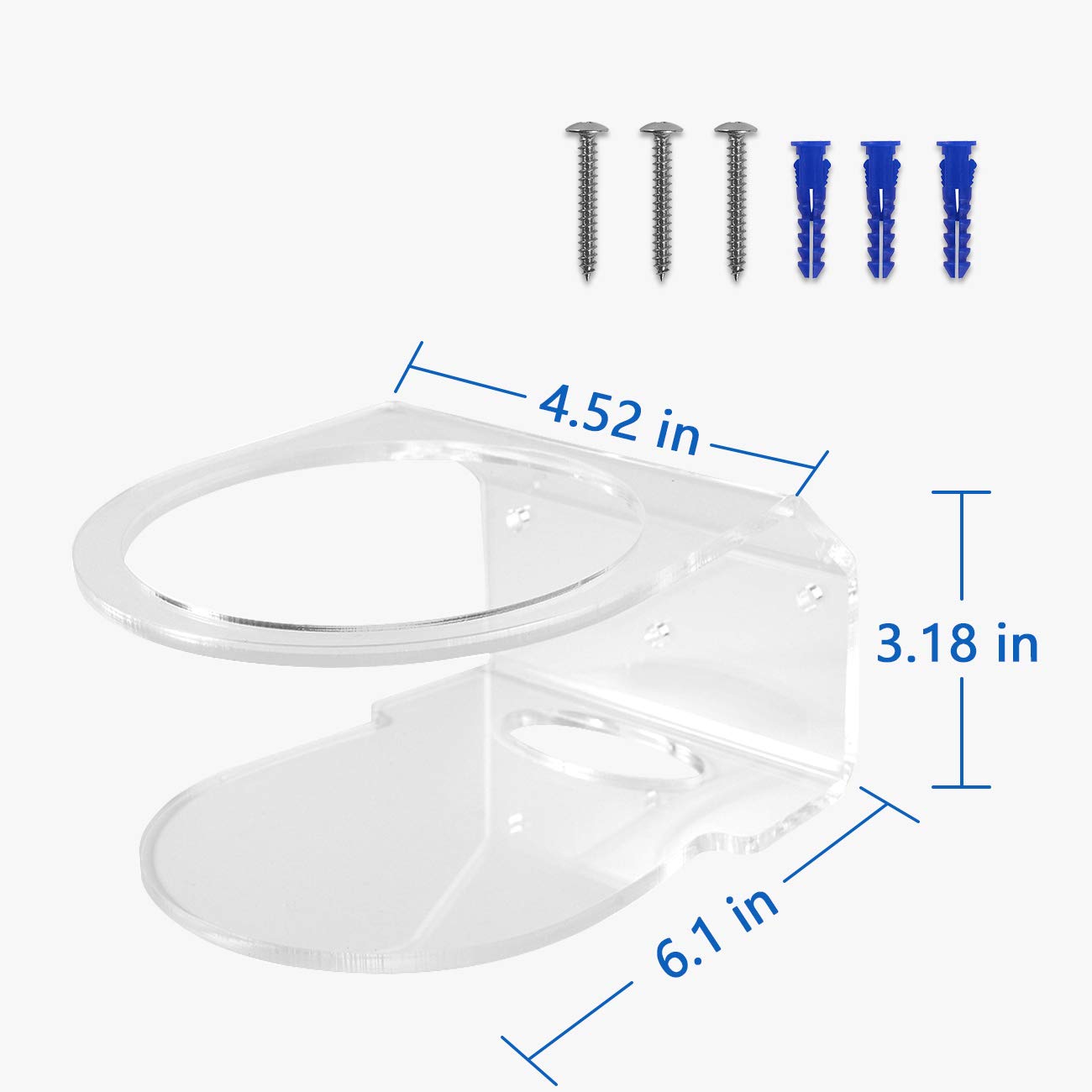 VOMENC Wall Mount Holder for TP-Link Deco X20/X55/Pro/X60/X68 WiFi 6 Mesh WiFi (AX1800/AX3000/AX3600) Whole Home WiFi System, Sturdy Easy Moved Space