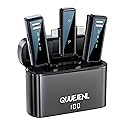 Quuejenl Wireless Lavalier Microphone with Noise Cancellation, 6 Hours of Battery, Wireless Mini Microphone for iPhone, Android, Record Interview