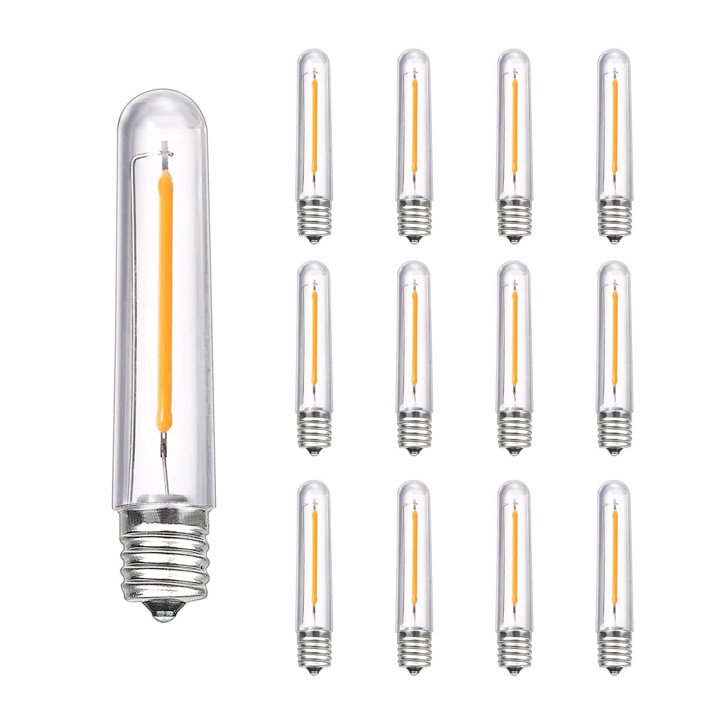 Bokoiuu S14 LED String Light Replacement Bulbs, 12 Pack LED Bulbs