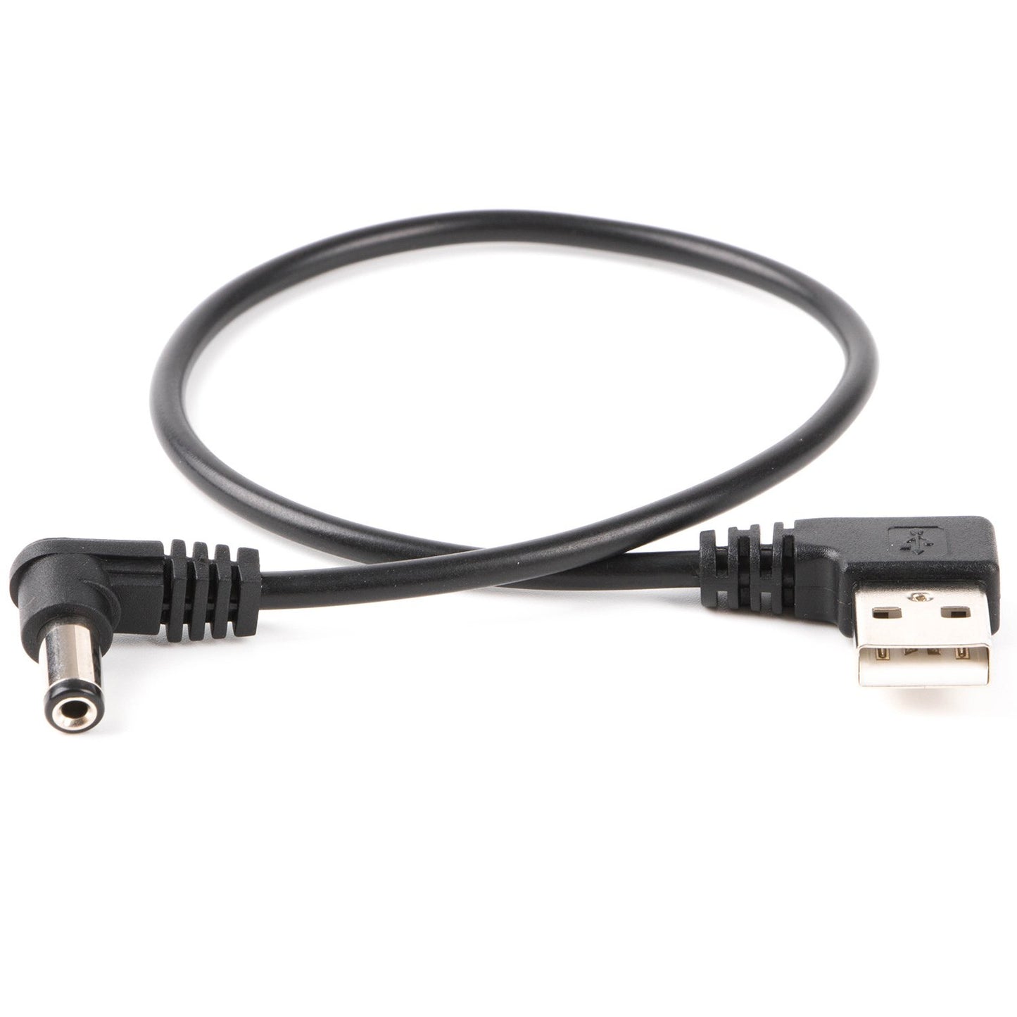 usangreen USB to Barrel Cable USB to 5.5mm/2.1mm Angled 5V DC Power Cable (Right Angled