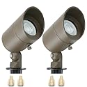 Lumina Lighting® 4W Landscape Lighting 12V Landscape Lights Low Voltage Landscape Spotlights Warm White Waterproof Outdoor Replaceable LED Bulb