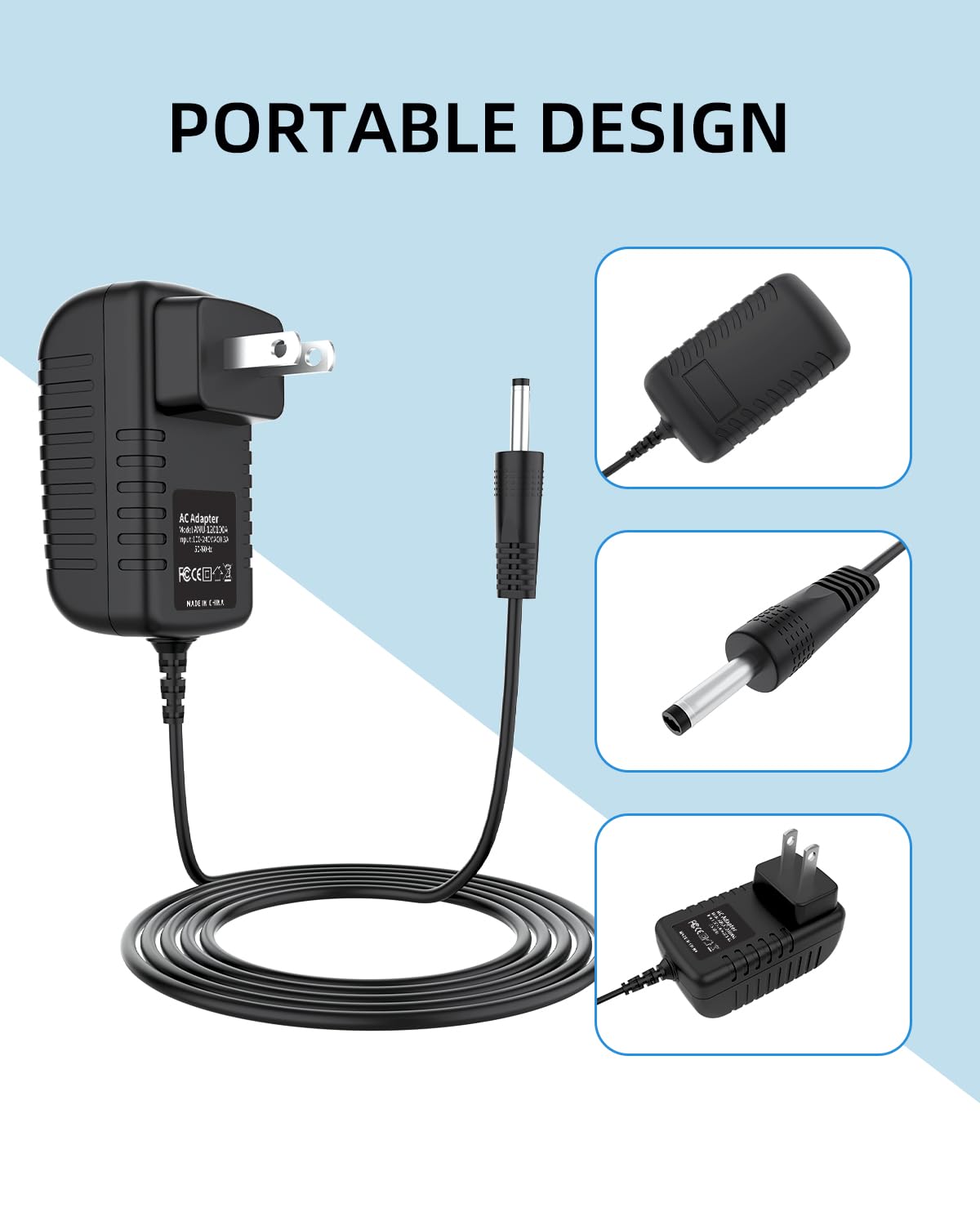 Accessory USA AC DC Adapter for Viking 62749 Compact Power Pack Jump Start Power Supply Cord