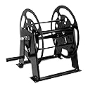 RV Extension Cord Storage Reel, Mountable Metal Reel Frame Holds Up To 200 Feet Of 15A (12/3 AWG), Power Cord Reel with Durable Bearings ? Foldable