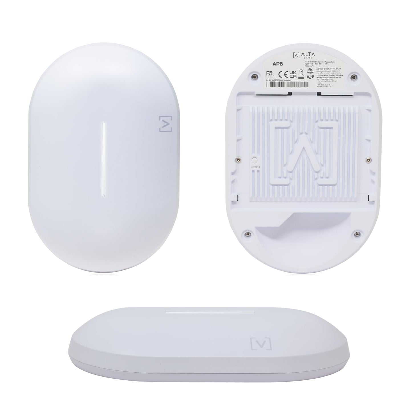 Alta Labs AP6-PRO WiFi 6 Access Point | High Performance 6.3Gbps Wireless Access Point | Seamless Roaming, PoE+, 4096 QAM | IP54 Rated WiFi Access