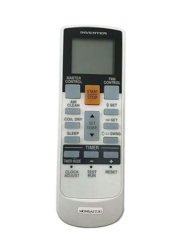 Replacement Remote Control for Fujitsu ASU18RLF ASU18RLXS ASU24RLF ASU24RLXS ASU30RLX ASU9RLF1 ASU12RLF1 AUU12RLF AUU18RLF AUU9RLF ASU30CLX1 ASU30RLXQ