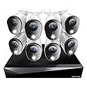 Night Owl 2-Way Audio 20 Channel DVR Video Home Security Camera System with (8) Wired 1080p HD Indoor/Outdoor Deterrence Cameras and 1TB Hard Drive
