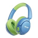 acer Kids Bluetooth Headphones, 85dB Volume Limiter, Foldable Wireless Over-Ear Headphones for iPad, Travel, 75H Playtime, Bluetooth 5.4, Built-in