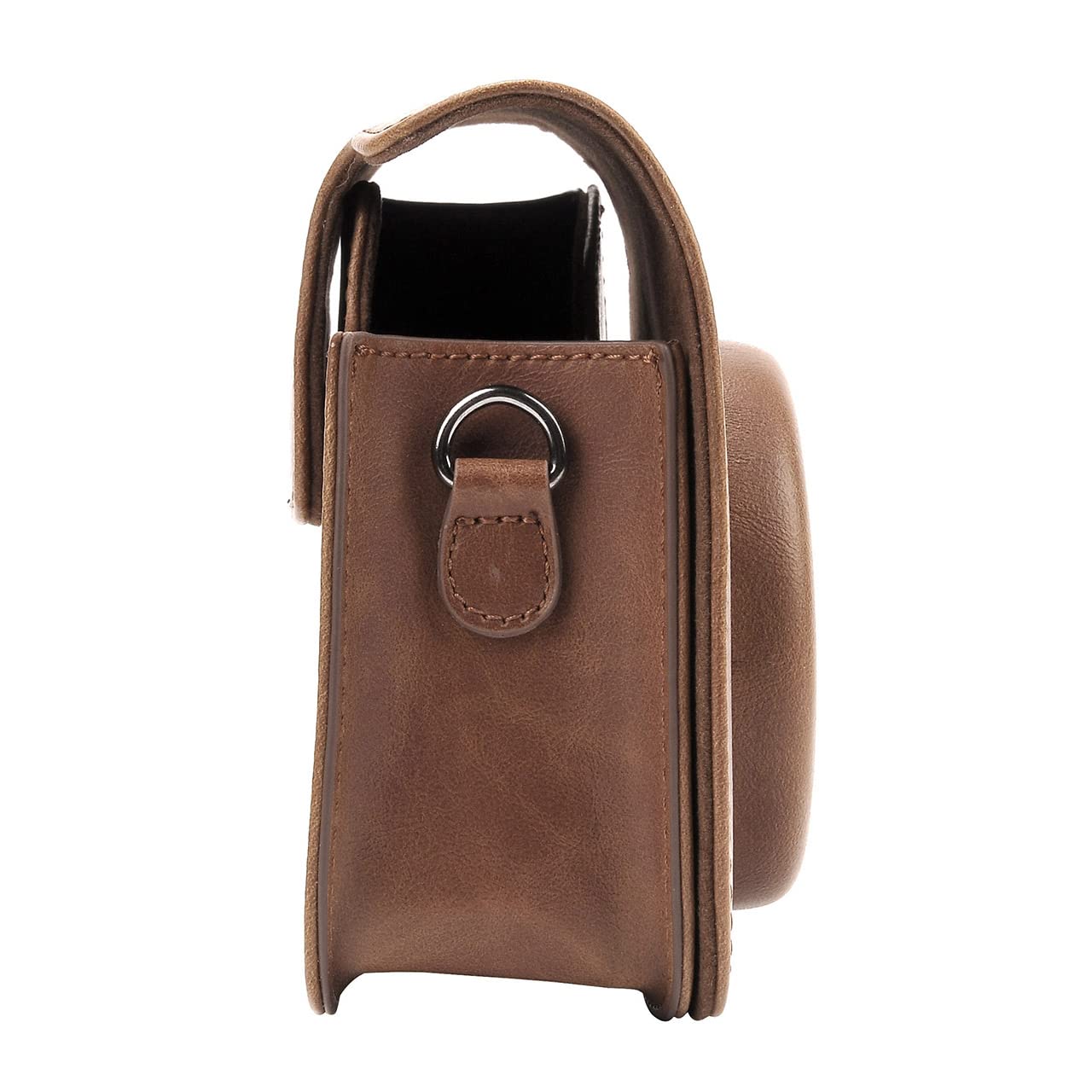Yoption Vintage Camera Case Compatible with Fujifilm Instax Mini 11/9/8/8+ Instant Film Camera Adjustable Shoulder Strap (Brown)