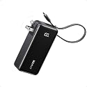 Anker Nano 3-in-1 Portable iPhone Charger, 10,000mAh Power Bank with Built-in USB-C Cable and Foldable Wall Plug, 30W Max Battery Pack, Travel