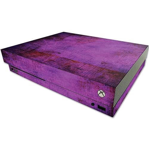 MightySkins Skin Compatible with Microsoft One X Console Only - Purple Sky | Protective, Durable, and Unique Vinyl Decal wrap Cover | Easy to Apply