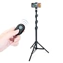 Selfie Stick & Tripod LINCO Lincostore Lightweight Portable All-in-One Phone Tripod Professional Heavy Duty with Bluetooth Wireless Remote for Apple