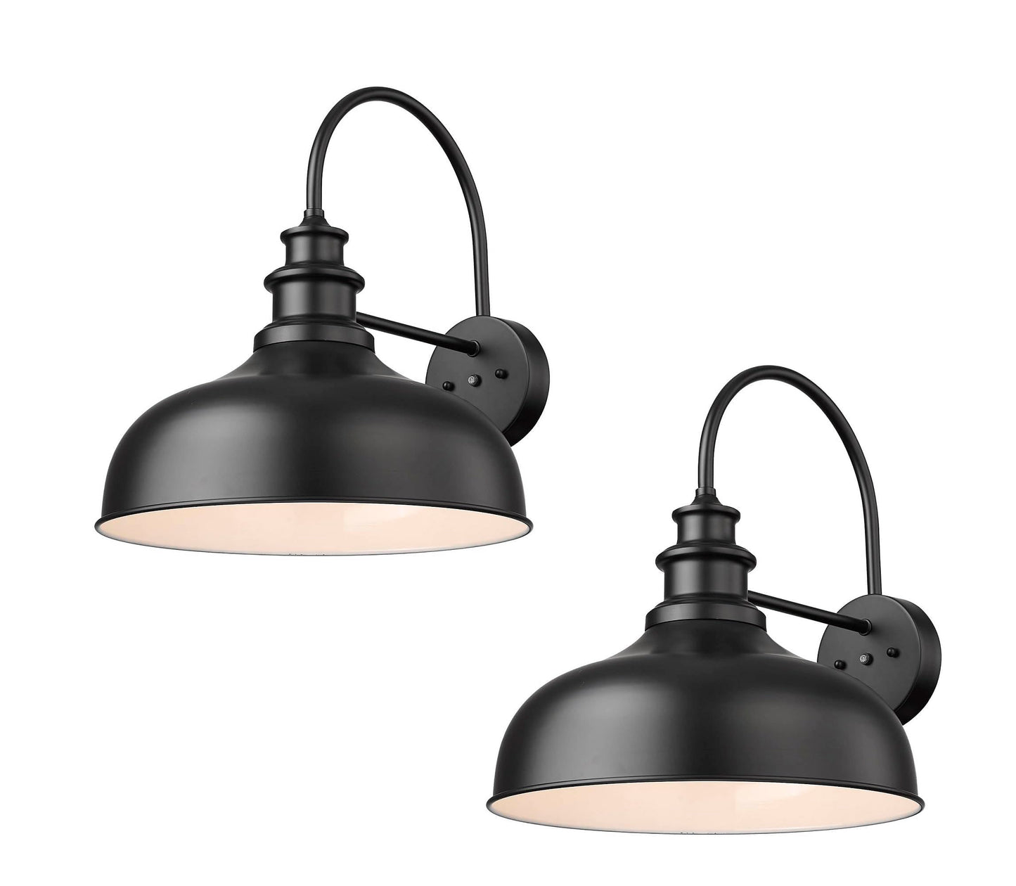 Bestshared Dusk to Dawn Sensor Farmhouse Barn Light, Outdoor Wall Sconce, Outdoor Wall Lantern for Porch, Exterior Light Fixtures Porch Lights