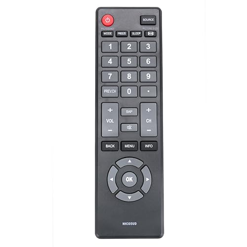 NH305UD Replacement Remote Control Applicable for Emerson TV LF402EM6 LF402EM6F LF461EM4 LF461EM4A LF501EM4 LF501EM4A LF501EM4F LF501EM5 LF501EM5F