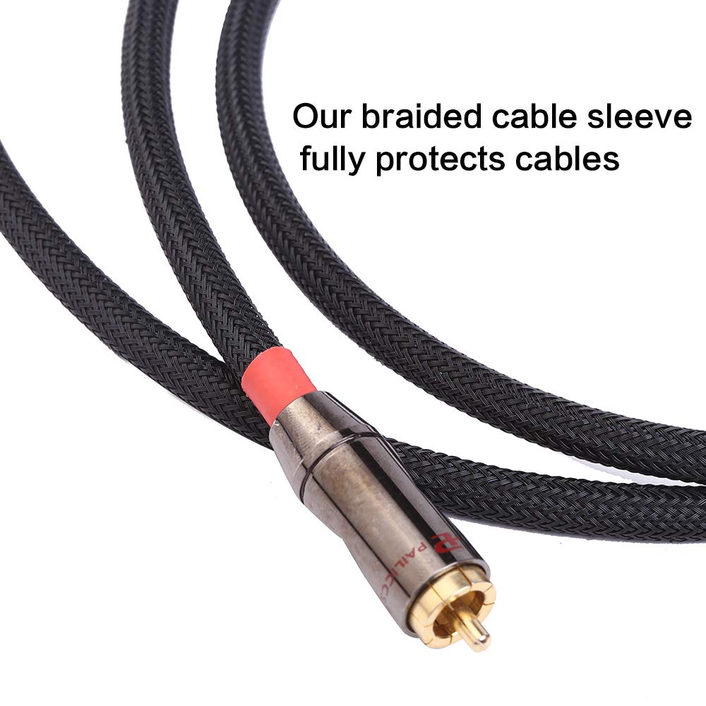 Keco 100ft - 1/4 inch PET Braided Expandable Cable Sleeve - Wire Sleeving for Audio Video and Other Home Device Cable Automotive Wire - Black