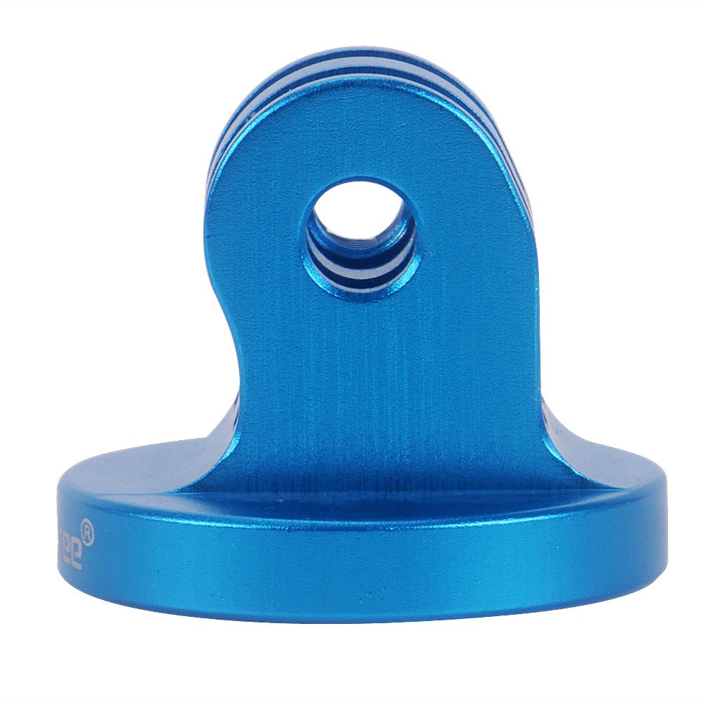 Smatree Aluminum Tripod Mount Adapter Compatible for Gopro Hero 13/ 12/11/10/9/8/7/6/5/4/3+/3/2/1 HD/DJI OSMO Action 5 Pro/4/3 Camera, Blue