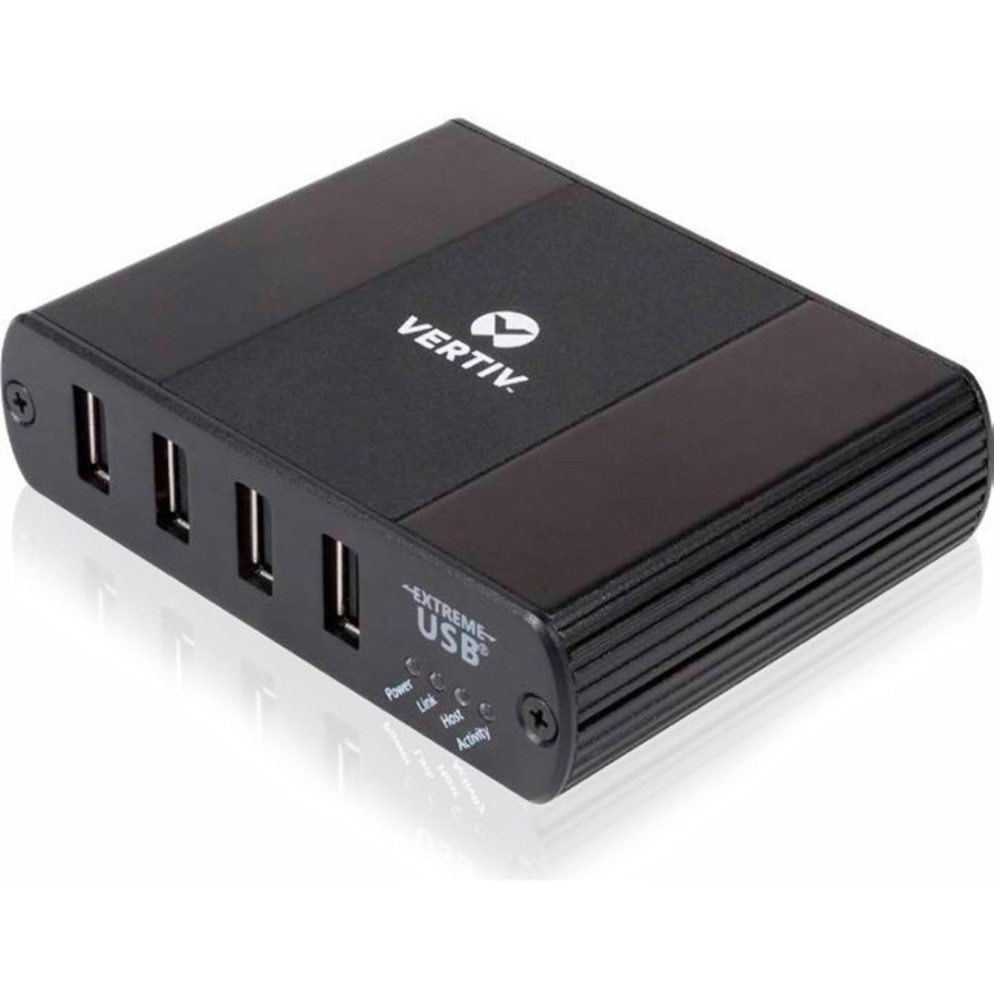 Vertiv - USB6000RX - VERTIV USB 2.0 Over Gigabit Ethernet LAN - 1 x Network (RJ-45) - 1 x USB - 328.08 ft Extended Range - Metal