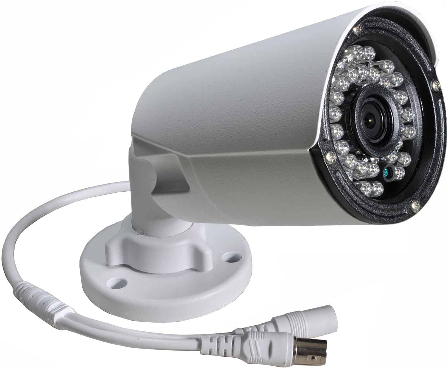 BlueFishCam Wide Angle Lens 2.8mm CMOS 1000TVL Analog CCTV Security Camera Waterproof with IR-Cut 36 LED Infrared Day/Night Vsion