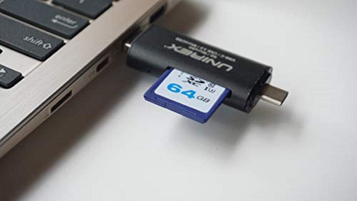 Unirex UFF-364S Full Size SD Card, Works With Any Product with SD Card Slot, 64GB, UHS-I U3