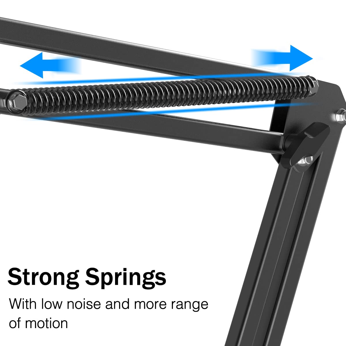 Microphone Arm Stand, FIFINE Suspension Boom Scissor Mic Stand with Heavy Duty Clamp, 3/8" to 5/8" Adapter, for Voice-over, Gaming, Recording, Studio