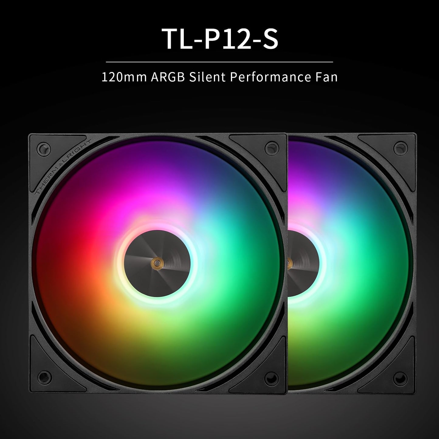 Thermalright Peerless Assassin 120 ARGB Black V3 CPU Cooler,6 Heat Pipes CPU Air Cooler,Dual TL-P12-S PWM Fans,157mm High,for Intel