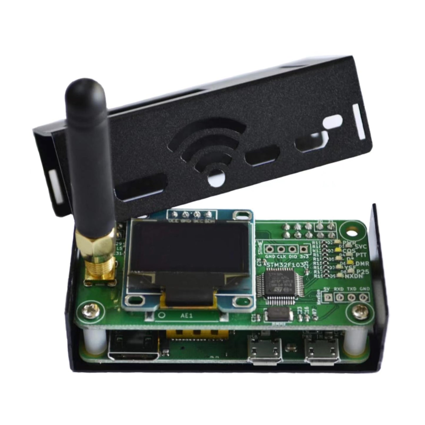 AURSINC MMDVM Hotspot Spot Radio WiFi Digital Voice Modem Work Contained with Raspberry Pi Zero 2W with Firmware V4.1.5 UHF VHF, Supports C4FM YSF