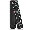 Replacement Remote Control Compatible for Panasonic TC-P50UT50 TH-C50HD18 TH-M50HD18 N2QAYB000806 TC-L47E50 TC-L55E50 Plasma LCD LED HDTV TV