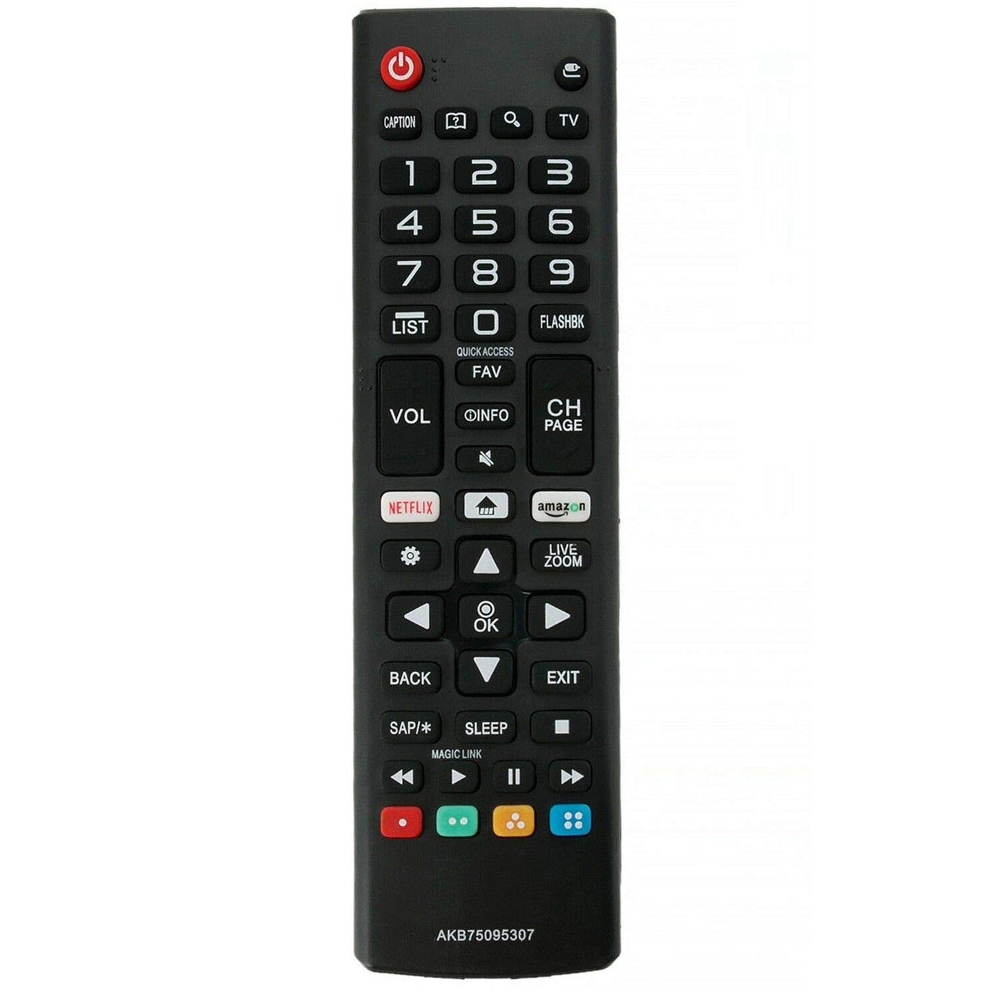 New AKB75095307 Replace Remote Control Compatible with LG Smart TV 43LJ550M 43LJ5500 43LJ5550 49LJ550M 49LJ5500 49LJ5550 55LJ550M 55LJ5500 55LJ5550