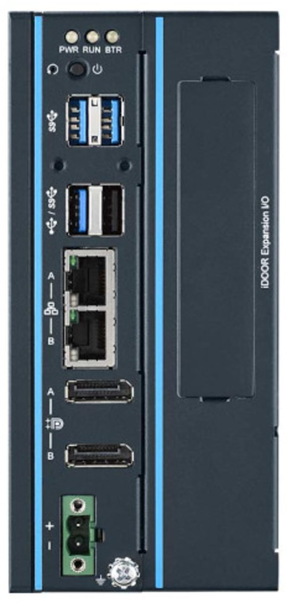UNO-410-E1H, DIN-Rail Gateway, E3940, 8G DDR3L, 2LAN, 2COM, 4USB, 8DIO