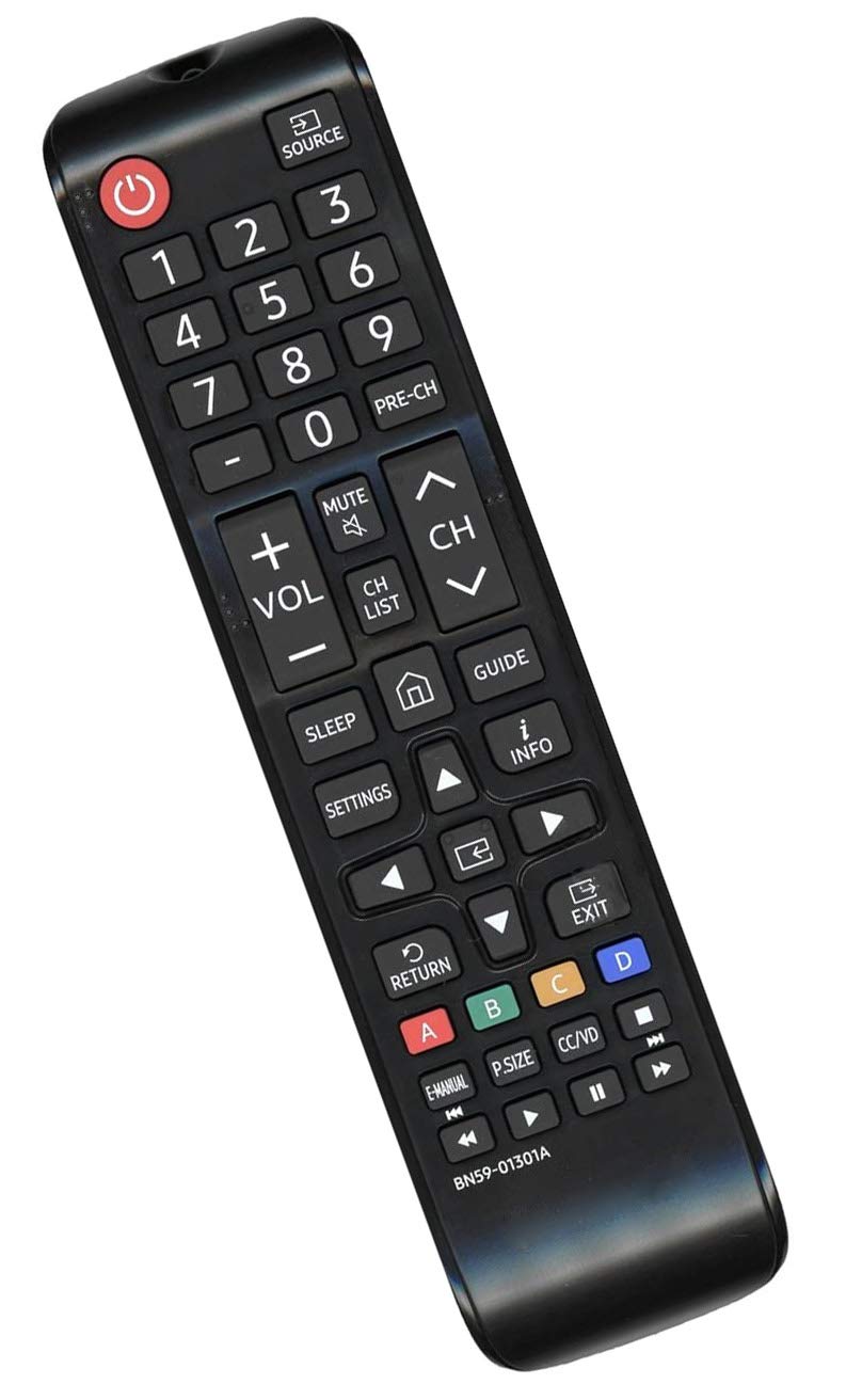 Universal Remote Control Compatible with All Samsung Smart TVs, LED, LCD, HDTV, 3D TVs (All Models: BN59-01301A/BN59-01199F/BN59-01289A)
