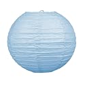 Beistle Pack of 3 Paper Lanterns in Light Blue, Elegant Party Decorations for Birthdays, Anniversaries, Weddings, Baby Showers, Gender Reveal, 9.5"