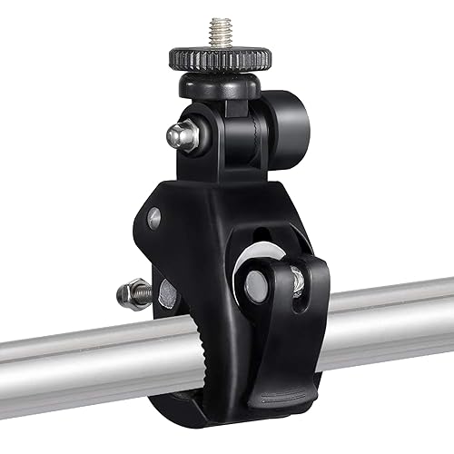 SUPON Camera Super Clamp with 1/4"- 20 Threaded Head Compatible for LCD Monitor,DSLR Cameras,DV,Flash Light,Studio Backdrop,Bike, Microphone Stands