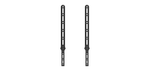 QualGear Durable Universal Sound Bar Bracket for Sound Bars Upto 15Kg/33lbs, Black (Qg-Sb-001-Blk)