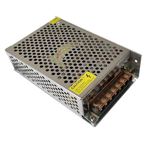 AC 110V to DC 12V 10A 120W Universal Regulated Switching Power Supply Adapter Transformer Driver Converter for LED Strip Light, CCTV Security Camera…