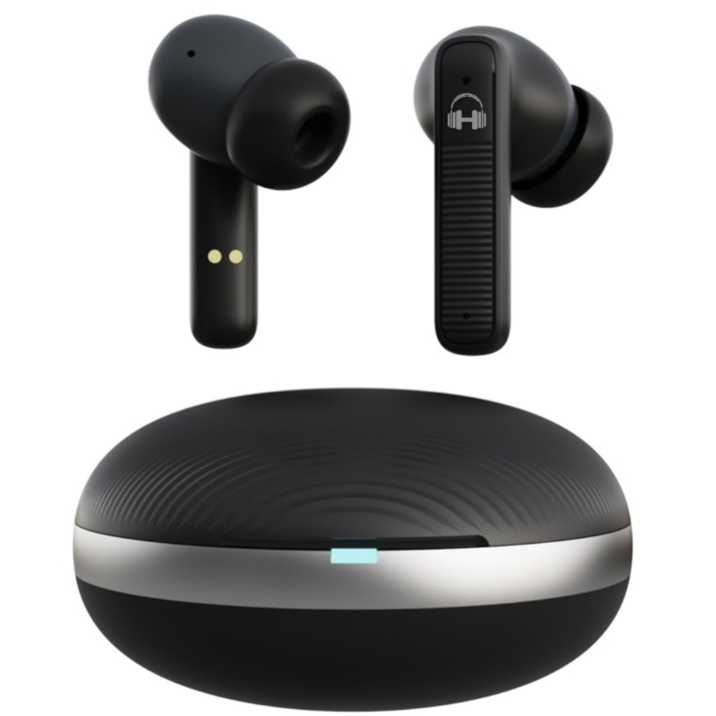 HARMONY TWENTY-TWO HTT-17, Wireless Earbuds, ENC 4 Mic Call Noise Cancelling, 13mm Deep Bass in Ear Buds with Voice Assistant, 5.4 Bluetooth