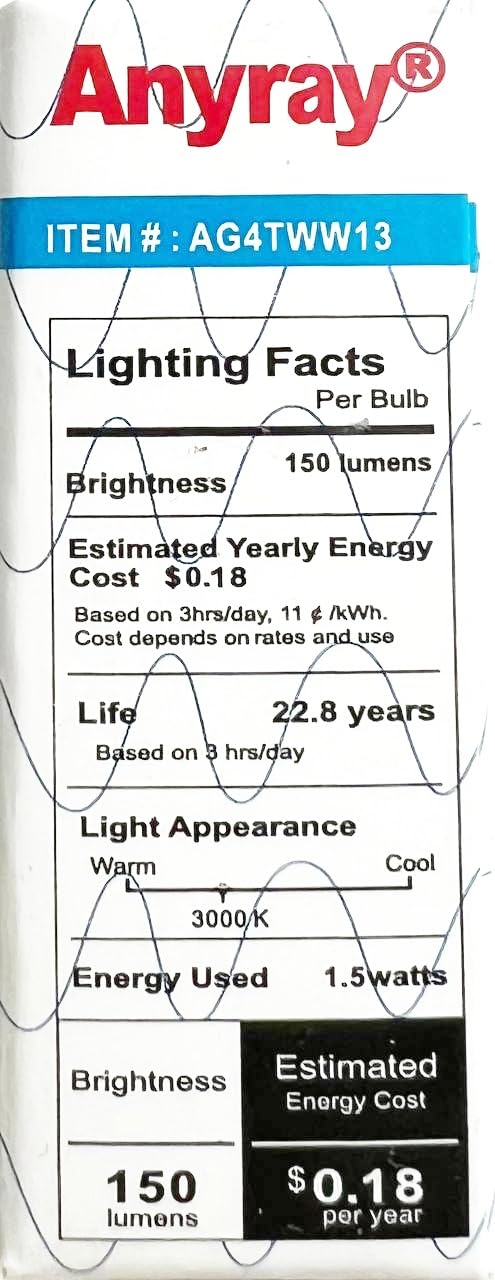 G4 LED Bulb 12V AC for Landscape Lighting, 9smd 5050, 1.6W Warm White Color (Jc10 Bi-pin 10w Replacement)
