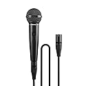 Phenyx Pro Dynamic Vocal Microphone, Cardioid Microphone with ON/Off Switch, 16.4 ft XLR Cable, Mic Clip, Storage Bag, Wired Handheld Mic for Singing
