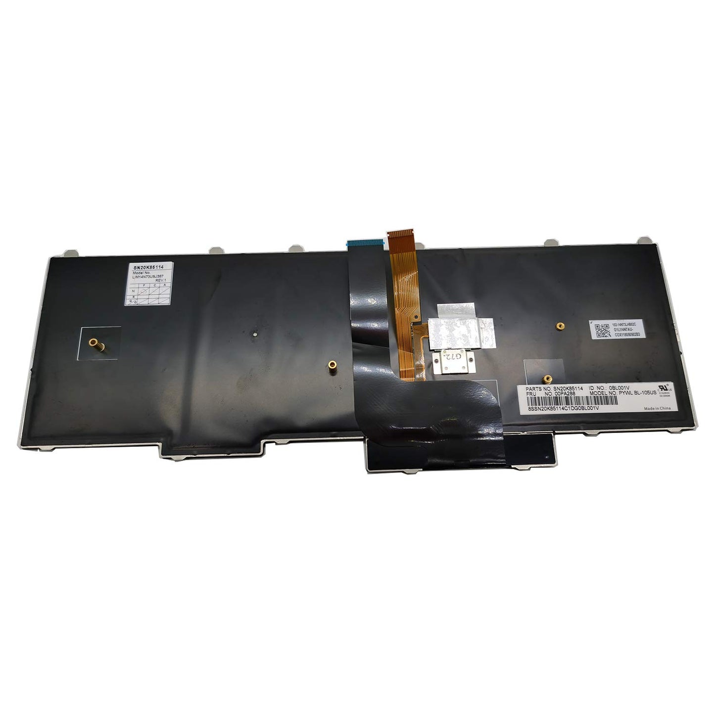 laika New Replacement with Backlit Keyboard Compatible with Thinkpad P50 P51 P70 Laptop P/N: 00PA288 SN20K85114 US Layout
