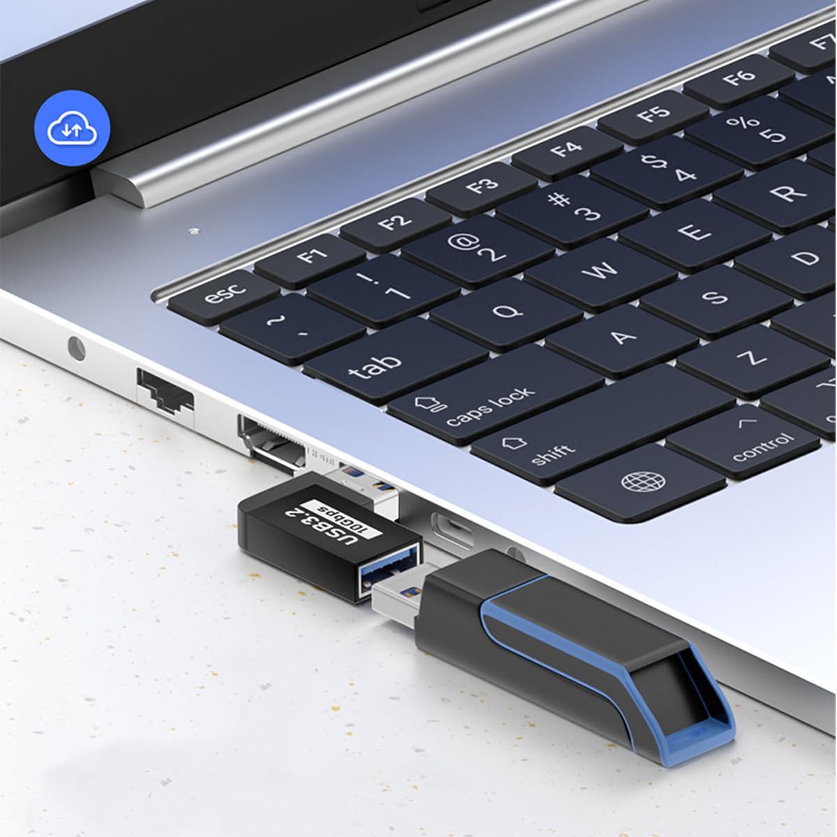 rgzhihuifz 2 Pack USB 3.0 Adapter 90 Degree Male to Female Combo Vertical Up and Down Angle Coupler Connector,USB 3.0 Male to Female 90 Degree Right…