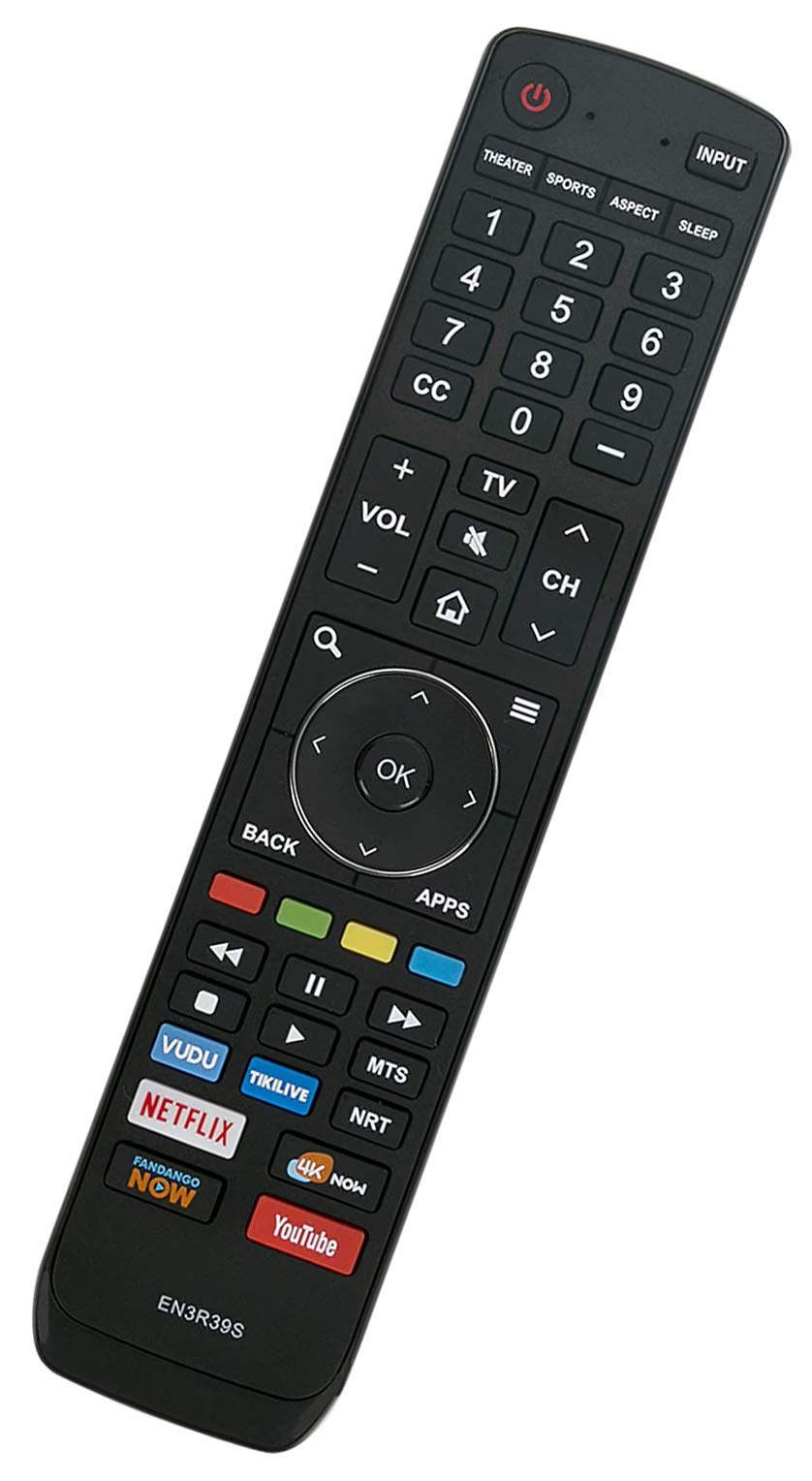 EN3R39S Remote Control Replacement for Sharp Smart TV