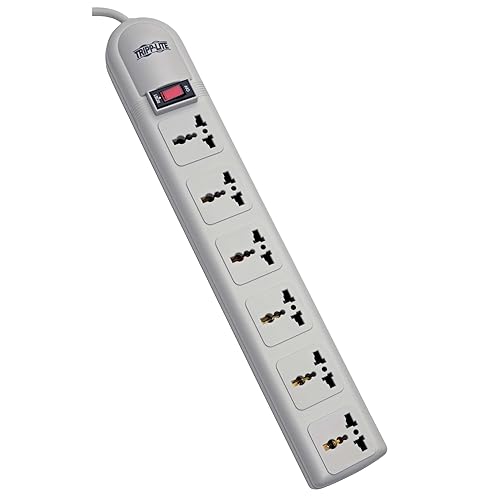 Tripp Lite SUPER6OMNID INTL SURGE PROTECTOR 6OUT STRIP 220V-250V UNIVERSAL OUTLET 1.8M CRD