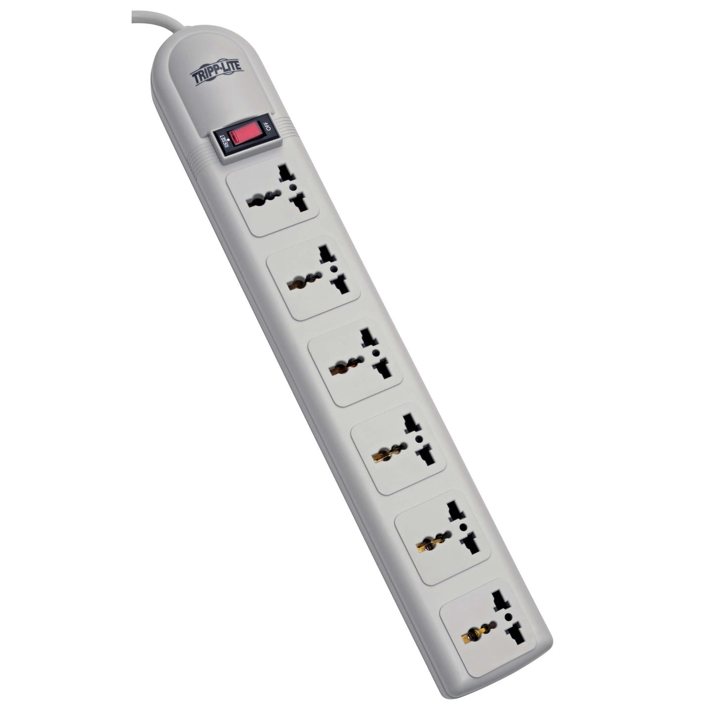 Tripp Lite SUPER6OMNID INTL SURGE PROTECTOR 6OUT STRIP 220V-250V UNIVERSAL OUTLET 1.8M CRD