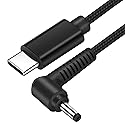 RAINSUNG USB C to 4.0 * 1.35mm Round Tip Charging Cable Converter Adapter for Asus Laptop Charger 90w 65w 45w Vivobook 15 Model Q504U Q302L X540S x540
