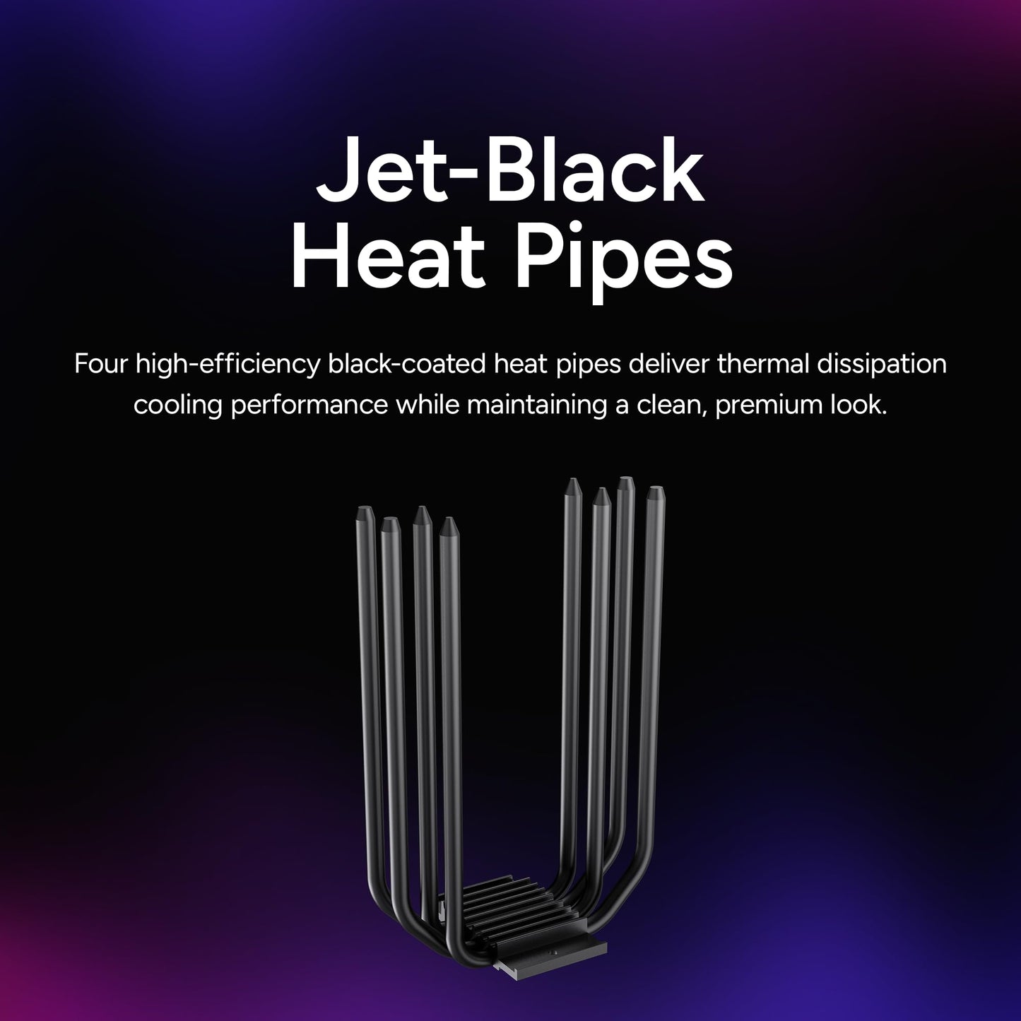 Cooler Master Hyper 212 Black CPU Air Cooler - 120mm High Performance PWM Fan, 4 Copper Heat Pipes, Aluminum Top Cover, Low Noise & Easy Installation