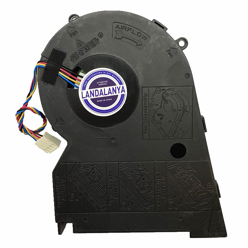 Landalanya Replacement New Cooling Fan for DELL Optiplex 7060 SFF 7080 SFF Fan 03CWF9 04H9JF P/N:3CWF9-A01 3CWF9-A00 BUC1412VE-00 PVB120J12H-P01 DC12V