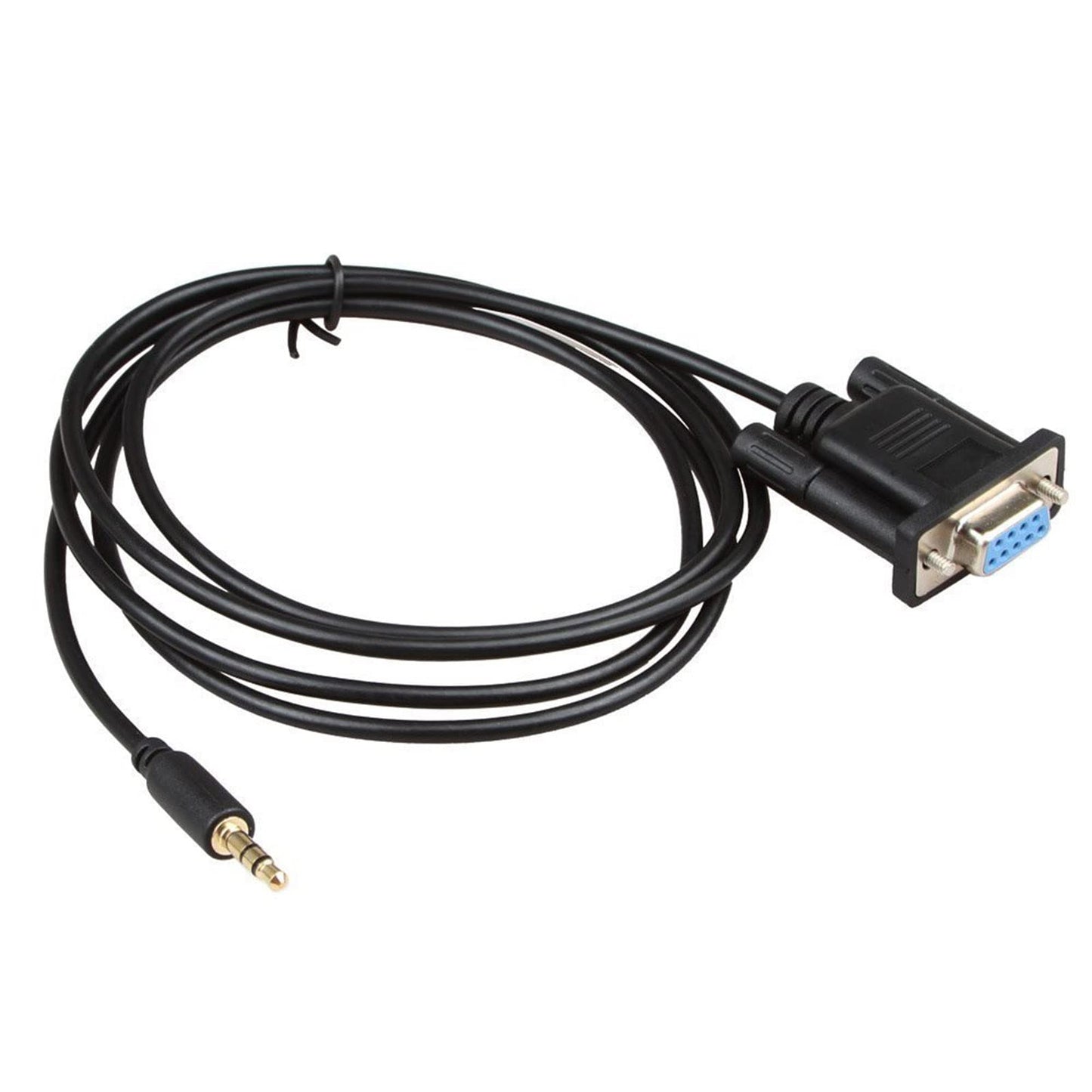 Relper Lineso DB9Pin Female to DC3.5mm Serial Cable-6 Feet Black