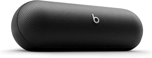 Beats Pill - Bluetooth Speaker and Portable Wireless Charger via USB-C - Built-in Microphone - Matte Black (Renewed Premium)