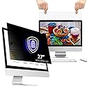 WELINC™ Light 27 Inch - 16:9 Aspect Ratio - Computer Privacy Screen Filter for Widescreen Monitor - Anti-Glare - Protects Eyes from Blue Light - Made