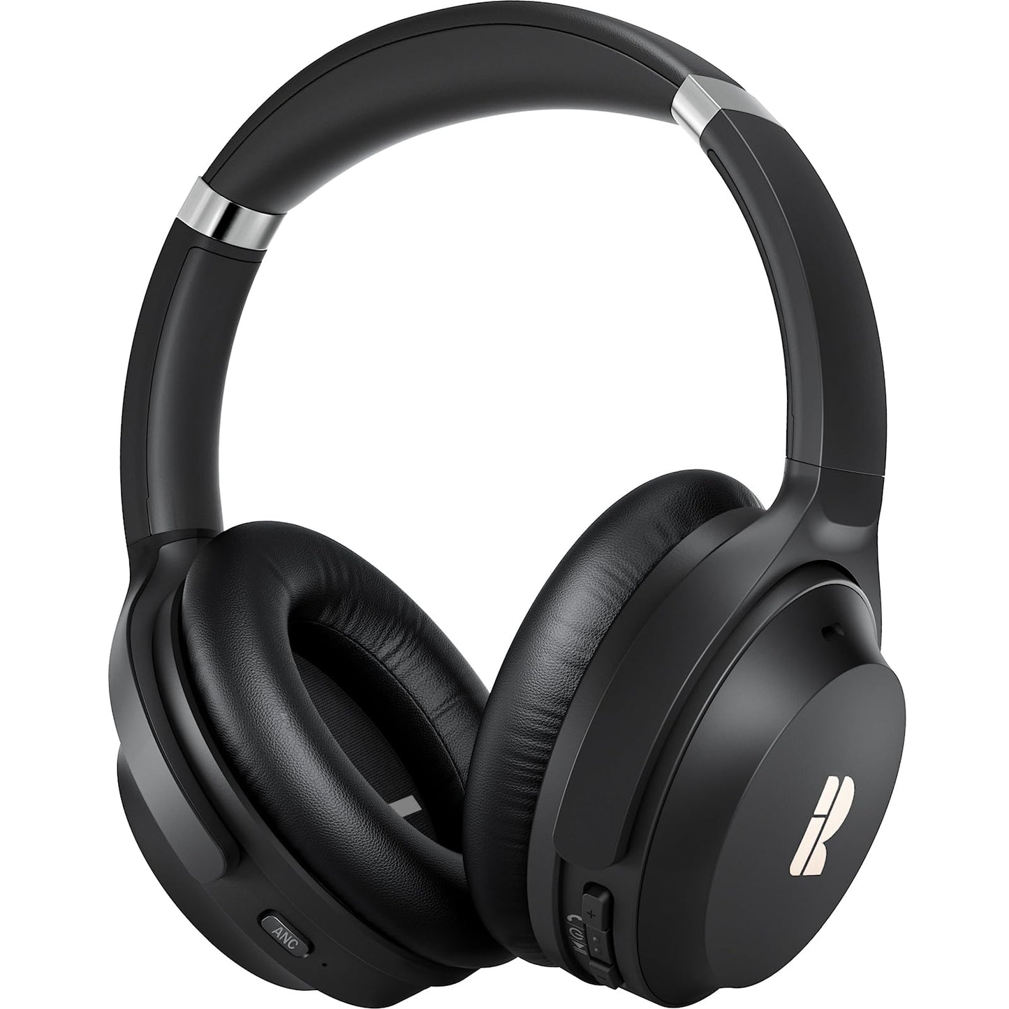 Bluetooth Headphones, Premium Active Noise Cancelling Wireless Headphones Over Ear, 50H Playtime, Hi-Res Audio, Deep Bass, Memory Foam Ear Cups…