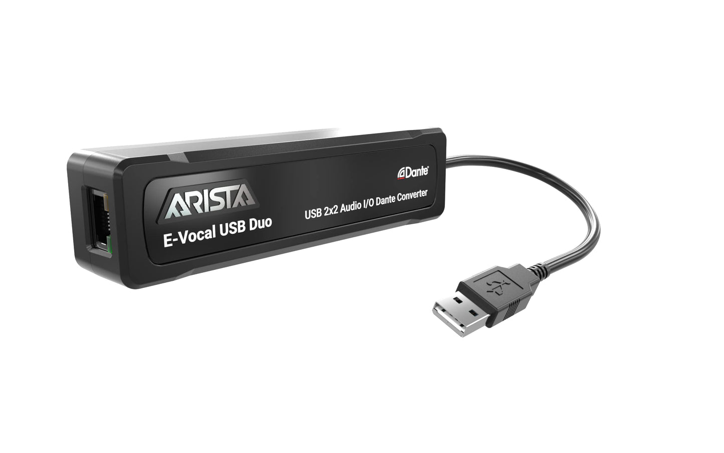 Arista E-Vocal Duo 2-Channel Input/Output USB Dante Converter (ARS-0202-A33)