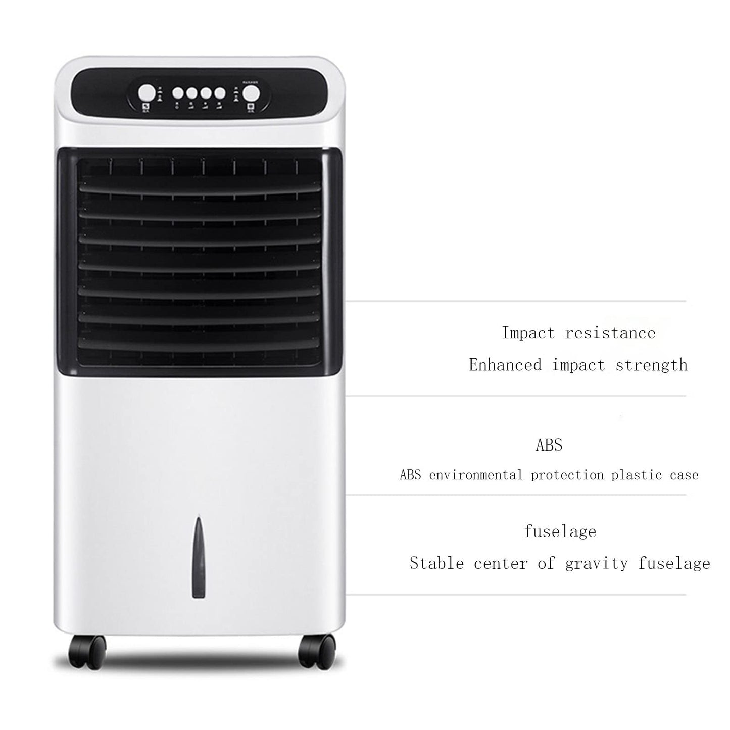 YWangQiang Air Conditioning Fan Oscillating Tower Fan Mobile Portable Air Conditioner for Bedroom Living Rooms Office